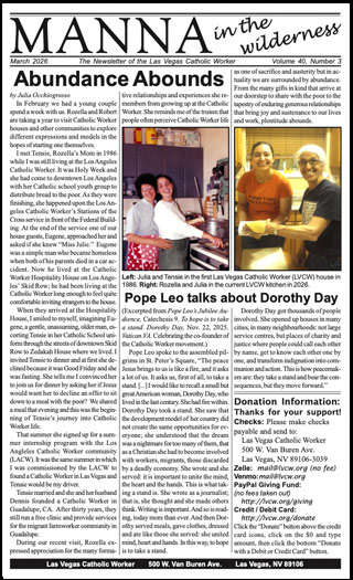 Manna Newsletter December 2024